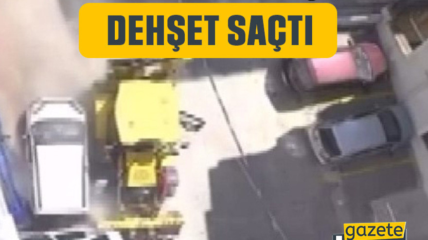 Kontrolden çıkan kepçe dehşet saçtı