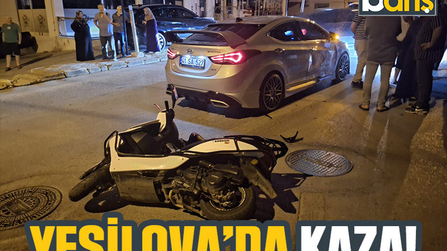 Yeşilova’da kaza!