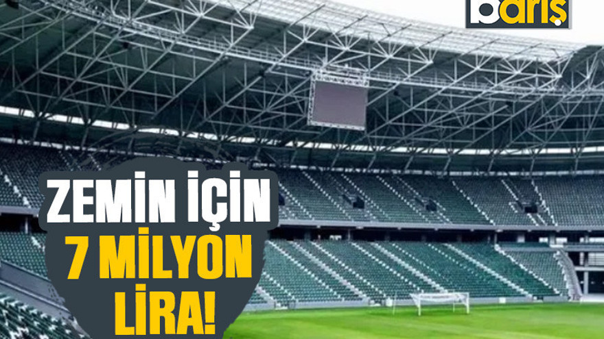 Kocaeli' Stadı'nın zemini için 7 milyon!
