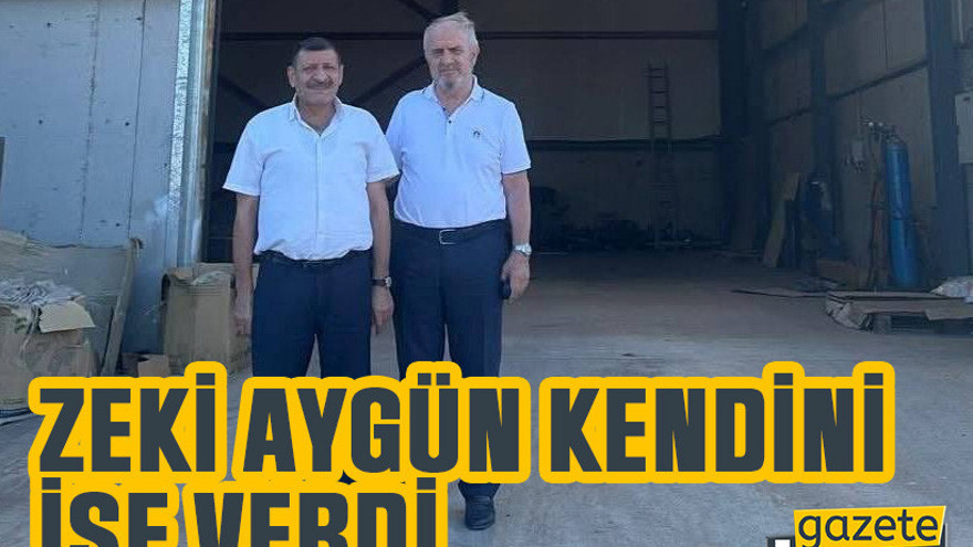 Zeki Aygün kendini işe verdi