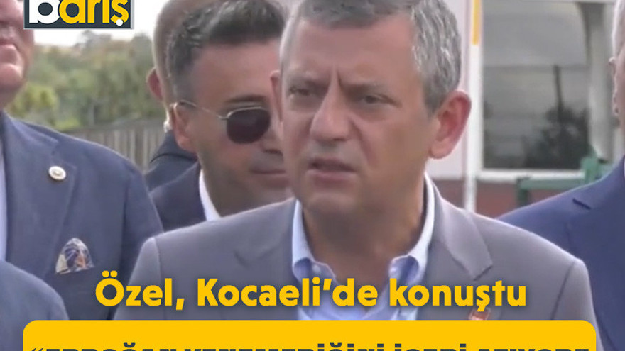 Özel, Kocaeli’de konuştu “Erdoğan yenemediğini içeri atıyor”
