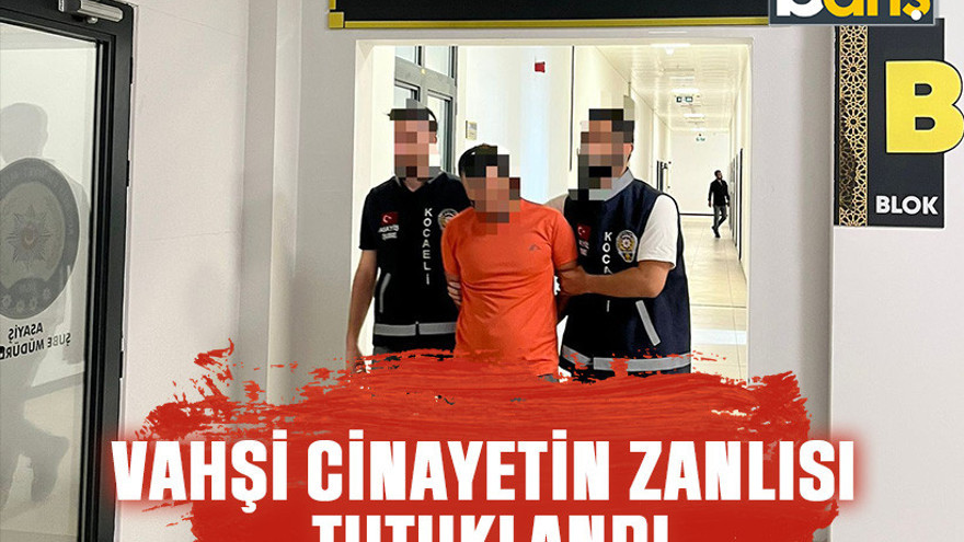 Vahşi cinayetin zanlısı tutuklandı