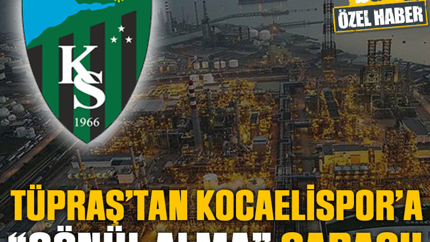 Tüpraş’tan Kocaelispor’a “gönül alma” çabası!