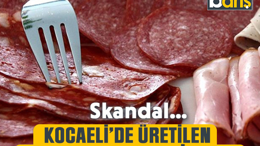 Skandal… Kocaeli’de üretilen salamda domuz eti çıktı!