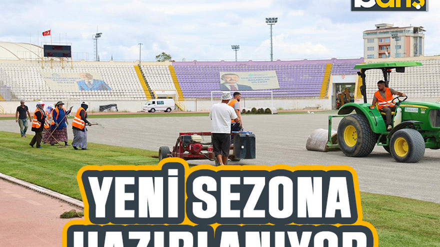 Alaettin Kurt Stadyumu yeni sezona hazırlanıyor