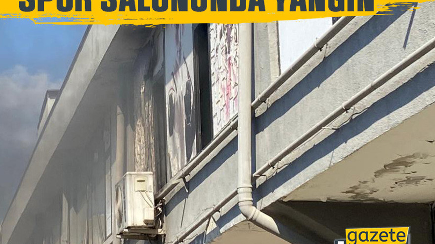 İzmit’te spor salonunda yangın