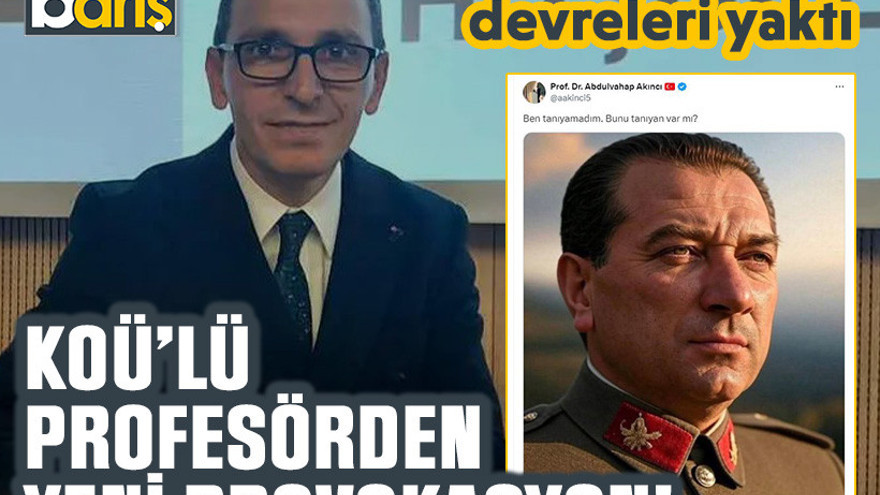 Yapay zeka devreleri yaktı: KOÜ’lü profesörden yeni provakasyon!