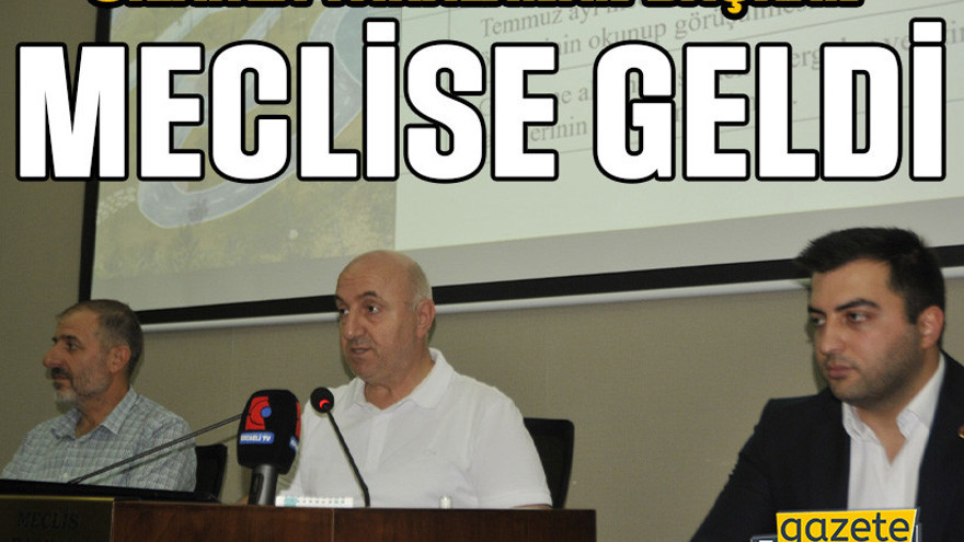 Silahla yaralanan başkan meclise geldi