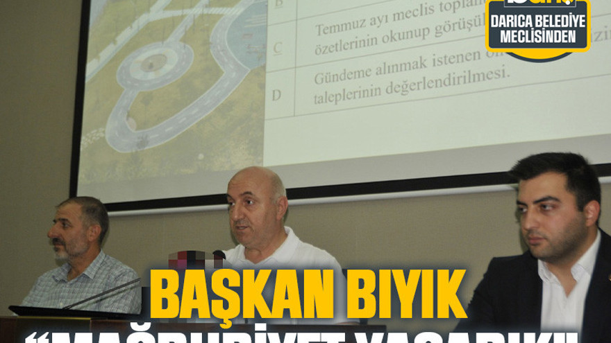 Başkan Bıyık, “Mağduriyet yaşadık”