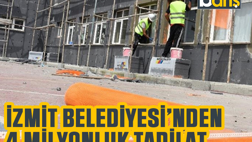 İzmit Belediyesi’nden 4 milyonluk tadilat