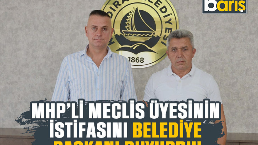 MHP’li meclis üyesinin istifasını belediye başkanı duyurdu!