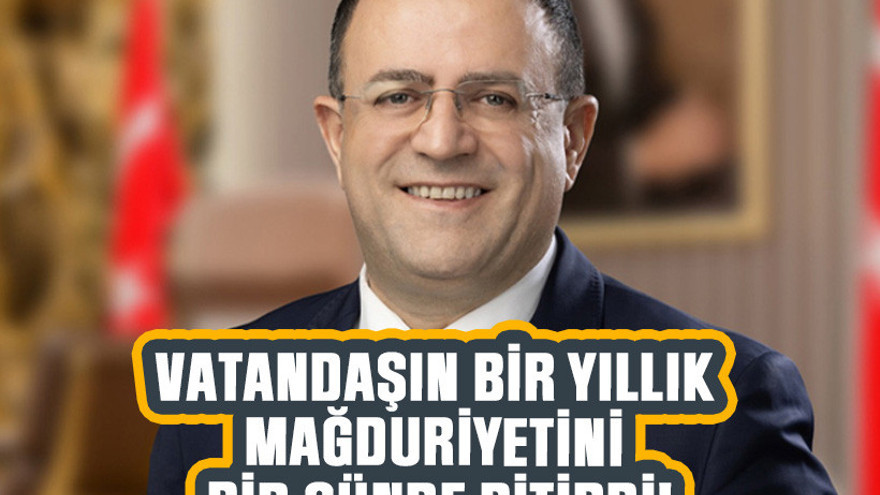 Sertif Gökçe vatandaşın bir yıllık mağduriyetini bir günde bitirdi!