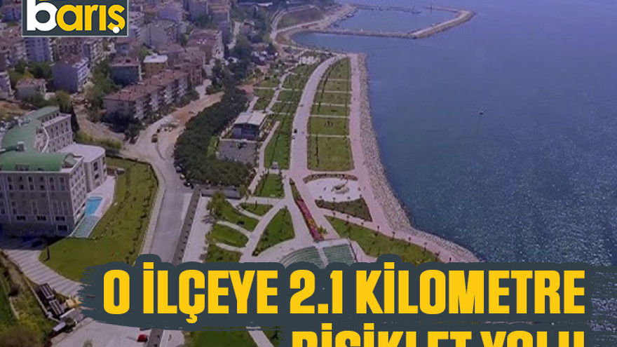 Darıca'ya 2.1 kilometre bisiklet yolu