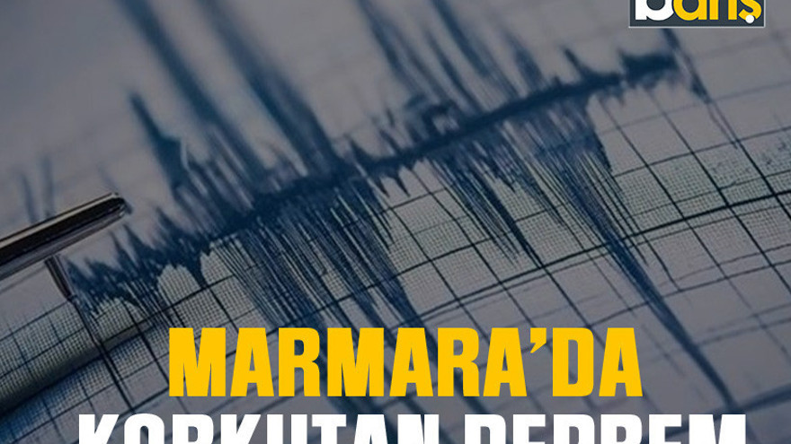 Silivri açıklarında korkutan deprem
