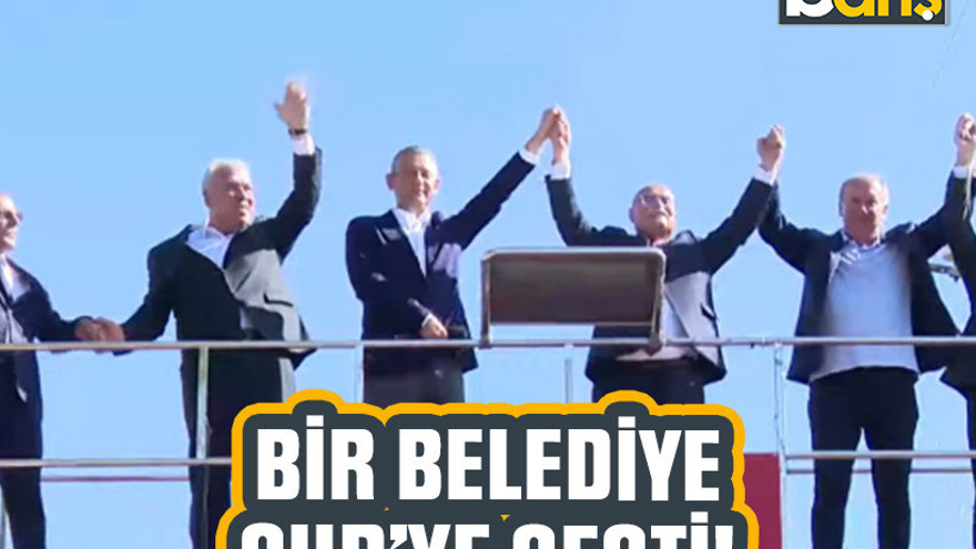Bir belediye CHP'ye geçti