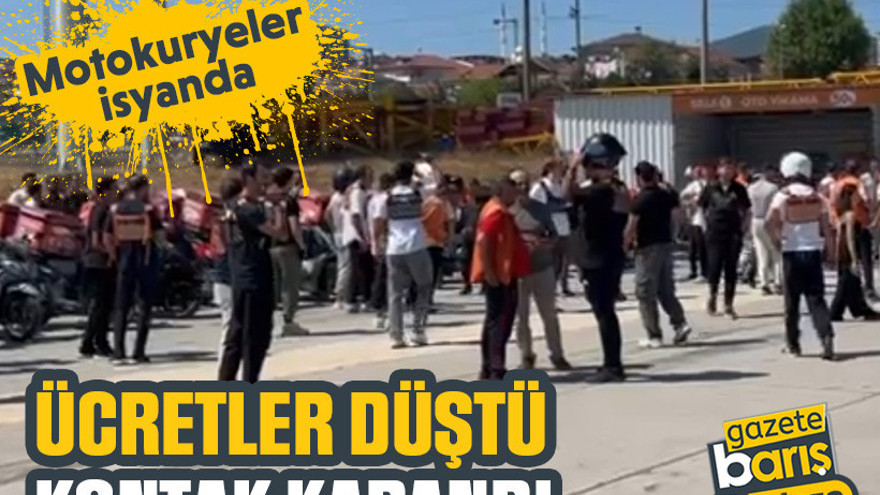 Motokuryeler isyanda: Ücretler düştü, kontak kapandı