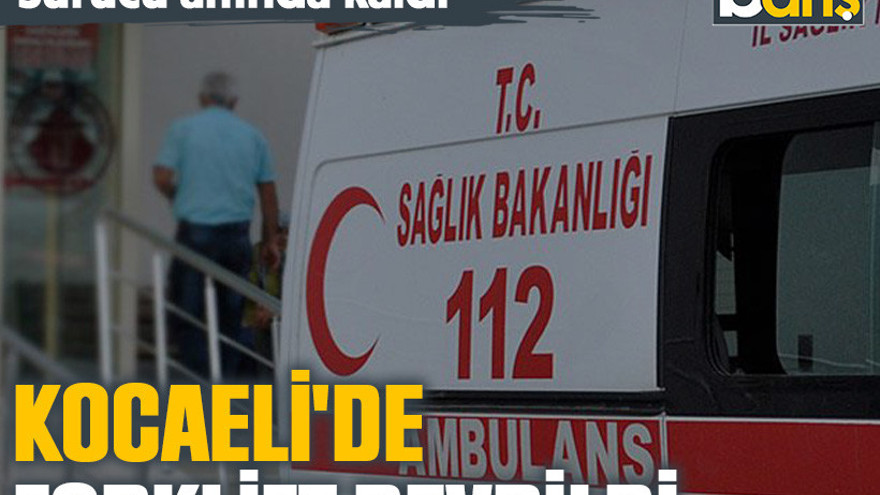 Kocaeli'de forklift devrildi: Sürücü altında kaldı