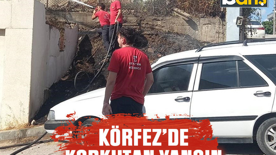 Körfez'de korkutan yangın