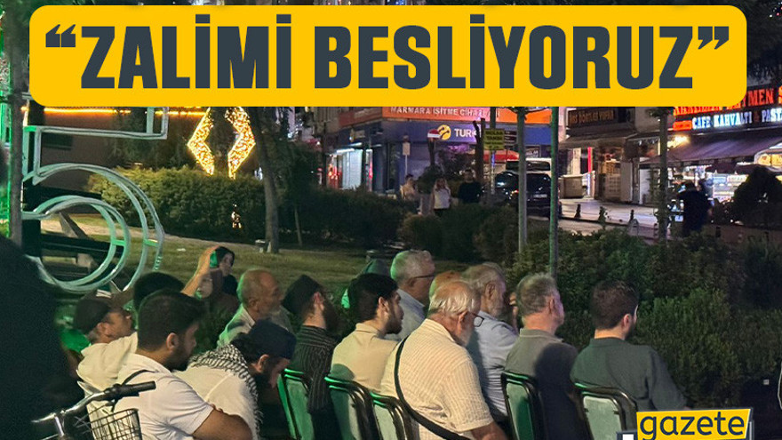 Yürüyüş yolunda Safiport’a tepki! “Zalimi besliyoruz”