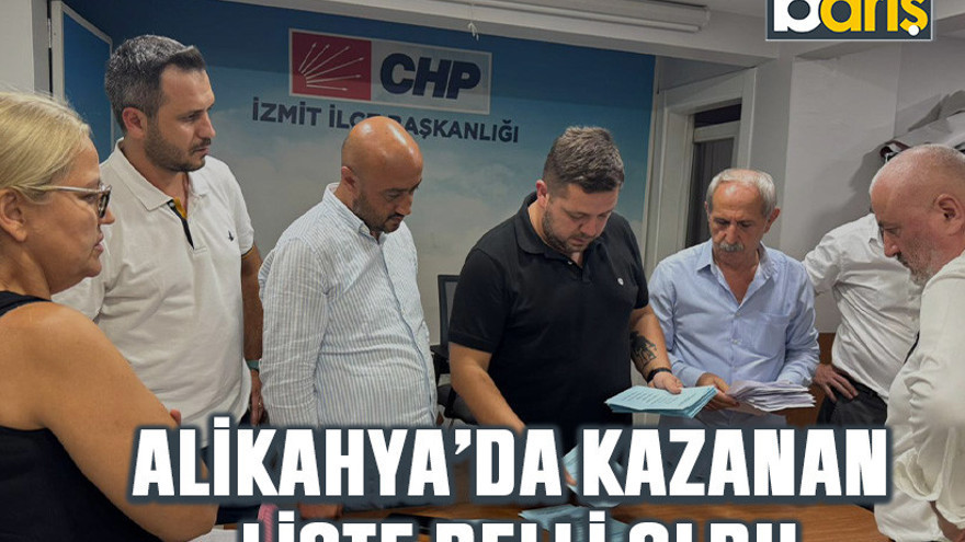 Alikahya’da kazanan liste belli oldu