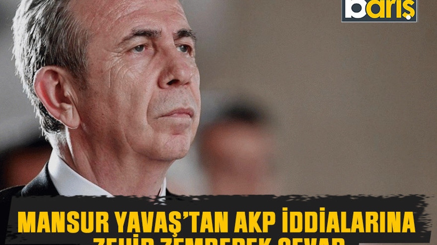 Mansur Yavaş’tan AKP iddialarına zehir zemberek cevap