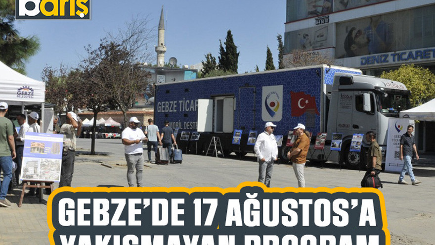Gebze’de 17 Ağustos’a yakışmayan program