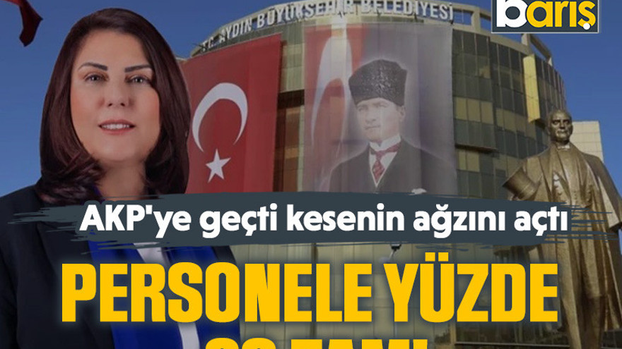 AKP'ye geçti kesenin ağzını açtı: Personele yüzde 23 zam!