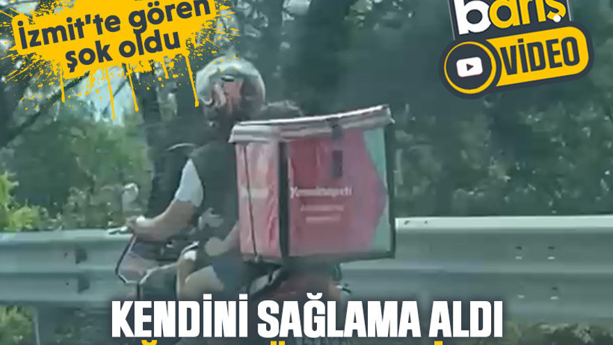 İzmit’te gören şok oldu: Kendini sağlama aldı, 2 çocuğunu böyle tehlikeye attı