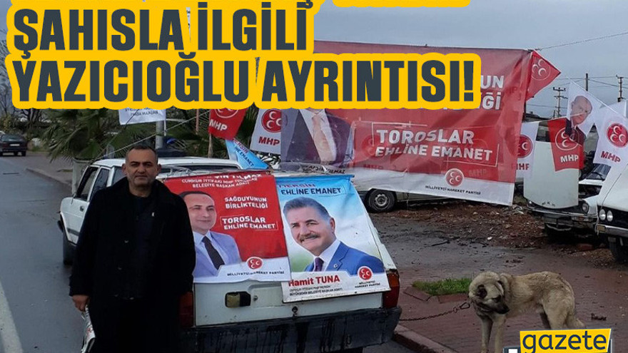 TBMM'de araç yakan şahısla ilgili Yazıcıoğlu ayrıntısı!