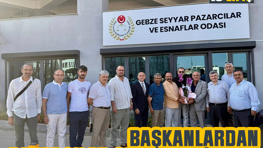 Başkanlardan Pazarcılar Odası'na ziyaret