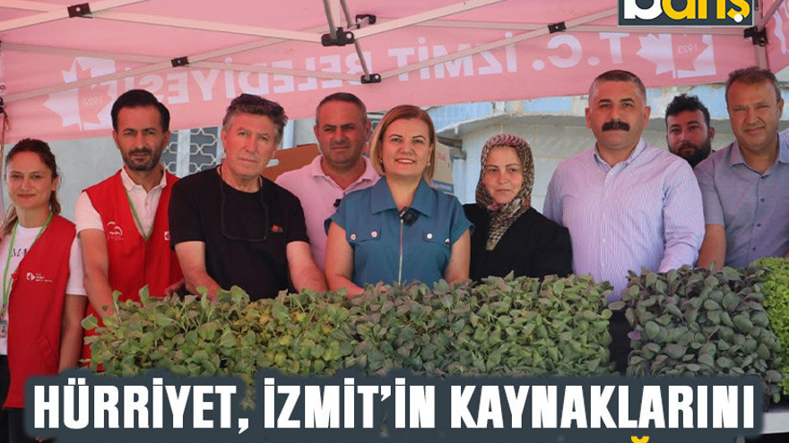Hürriyet, İzmit’in kaynaklarını Gebze’de stant kurup dağıttı