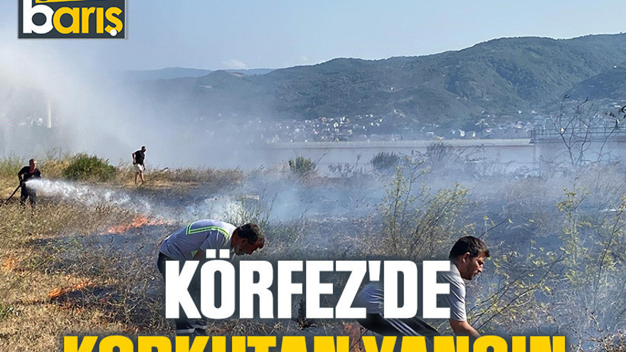 Körfez'de korkutan yangın
