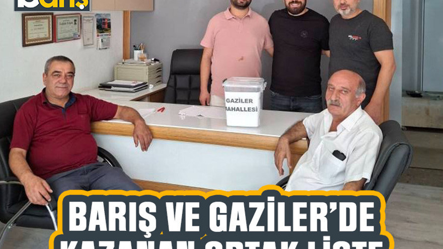 Gebze Barış ve Gaziler’de ortak listeler kazandı