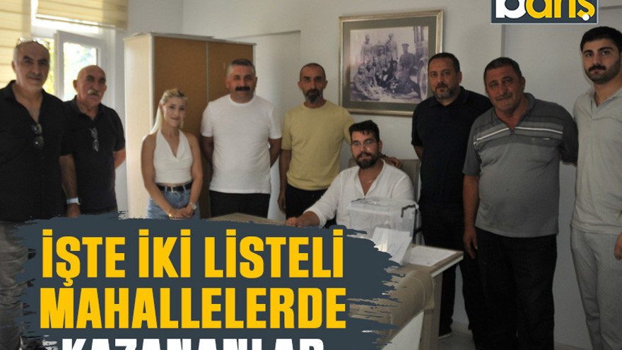 İşte CHP Gebze’de iki listeli mahallelerde kazananlar
