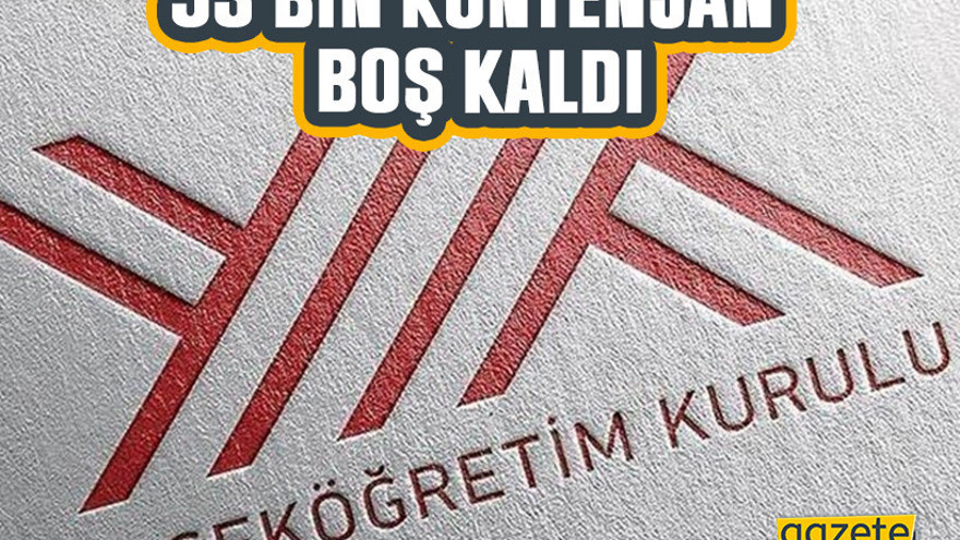 Üniversitelerde 53 bin kontenjan boş kaldı