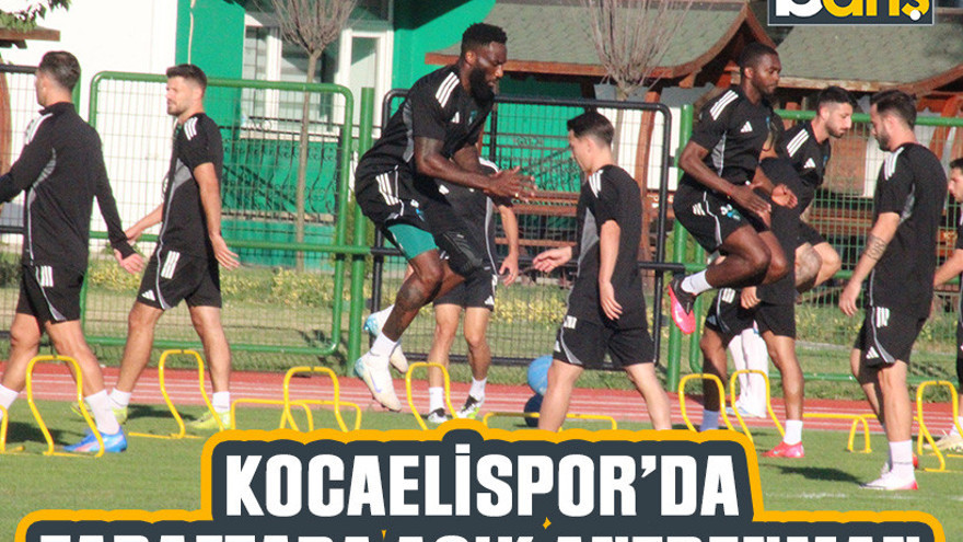 Kocaelispor'dan taraftara açık antrenman