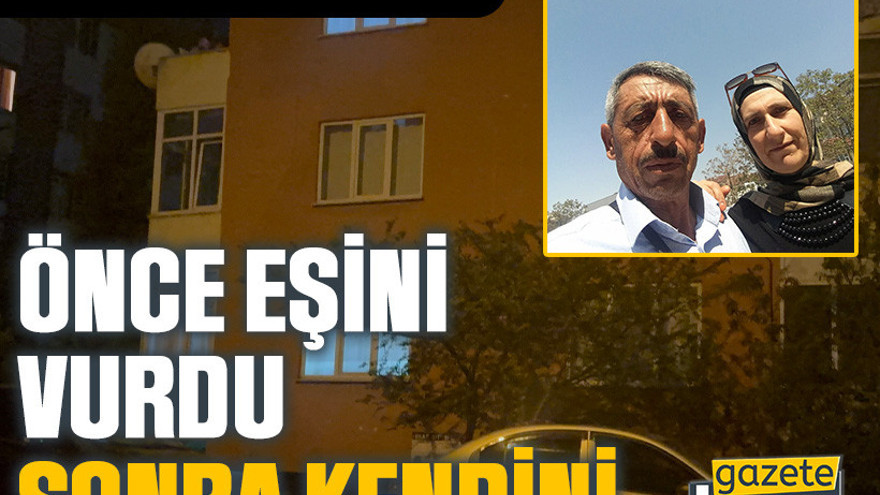 Kocaeli’de aile faciası: Önce eşini vurdu sonra kendini