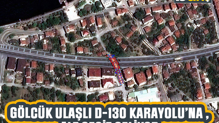 Gölcük Ulaşlı D-130 Karayolu’na alt geçit geliyor