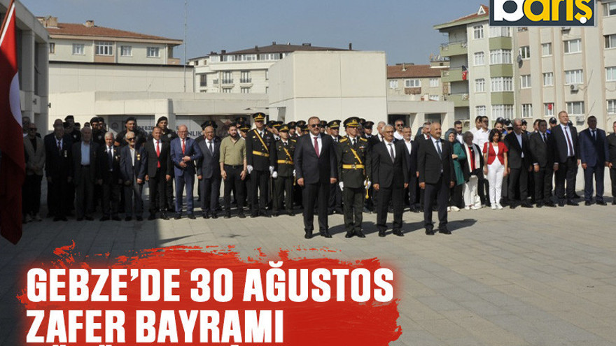 Gebze’de 30 Ağustos Zafer Bayramı sönük geçt