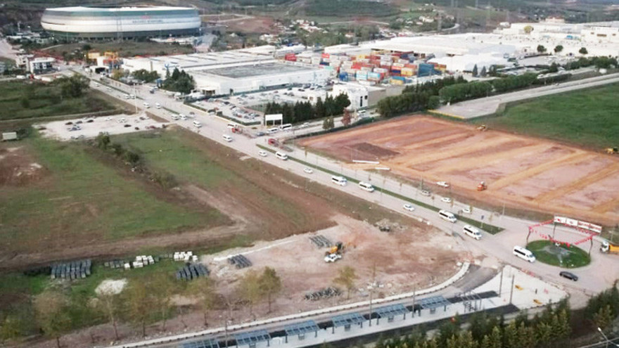 Milli maç için Alikahya’da 220 dönüm organizasyon alanı