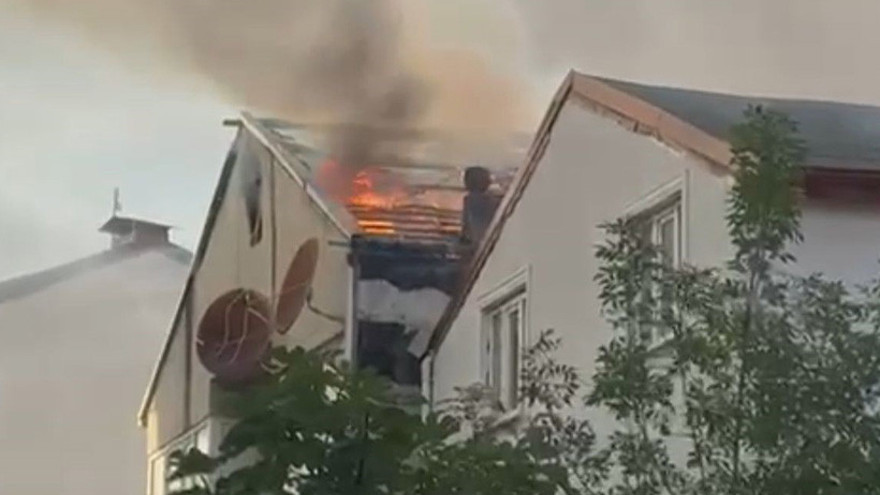 Körfez'de korkutan yangın