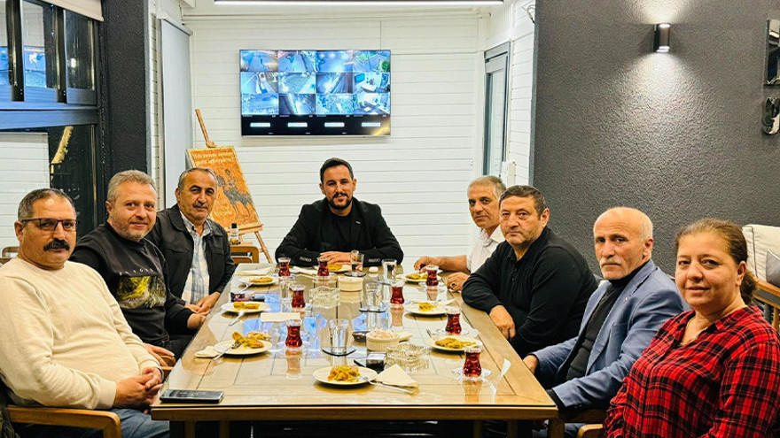 CHP’li Baran Aydın muhtarları konuk etti