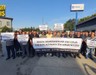 Demtrans işçileri protesto etti